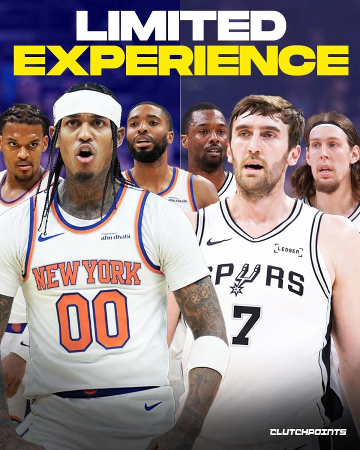 总决赛经验值对比：马刺尼克斯合计仅6人打过，巴恩斯13场居首