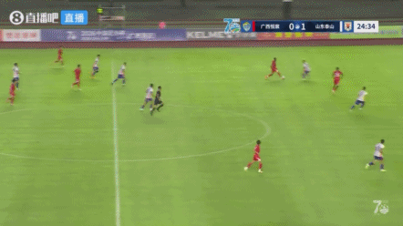 足协杯第4轮半场：泽卡传射建功，山东泰山2-0领先广西恒宸