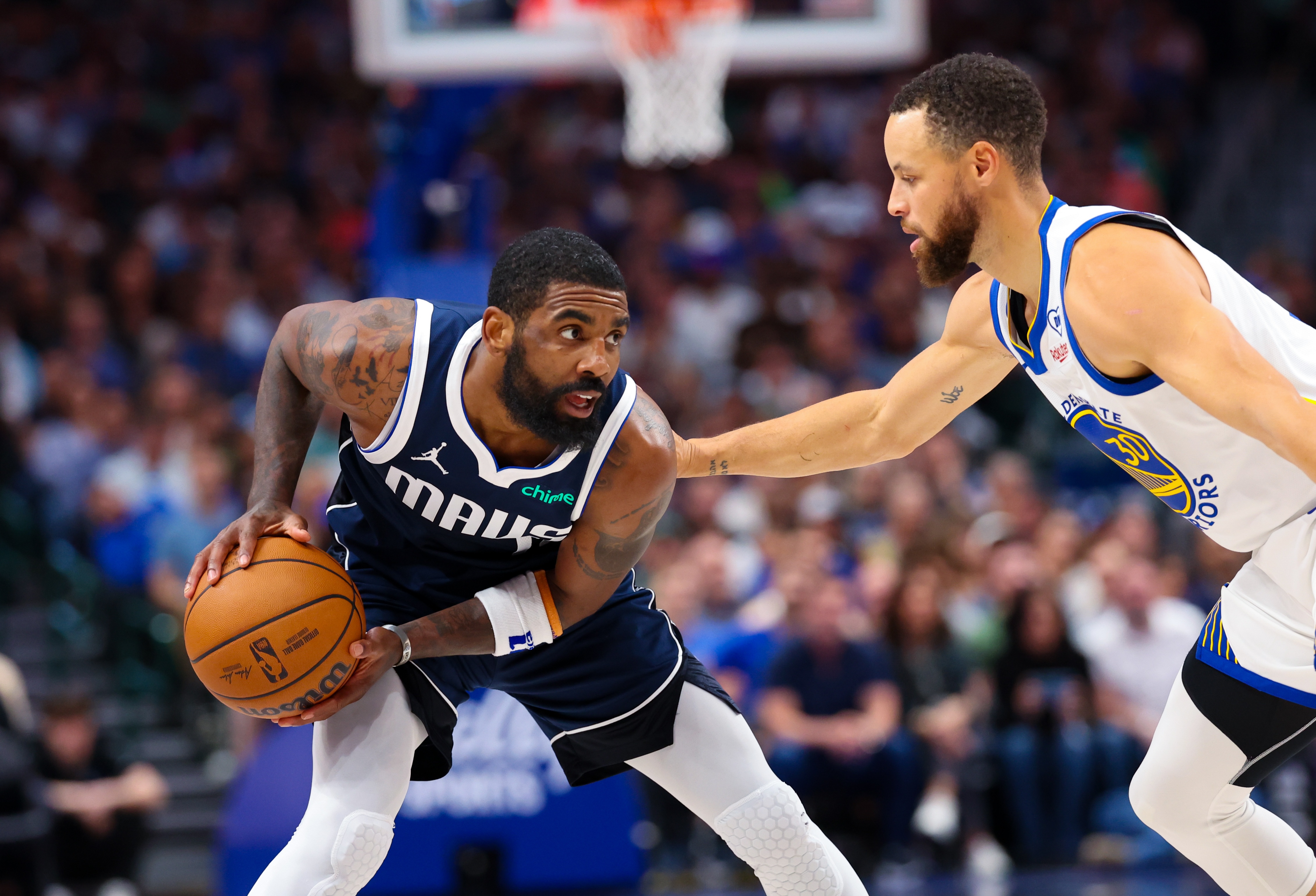 追梦:欧文控球更华丽不代表水平更高 库里的运控绝对不输欧文